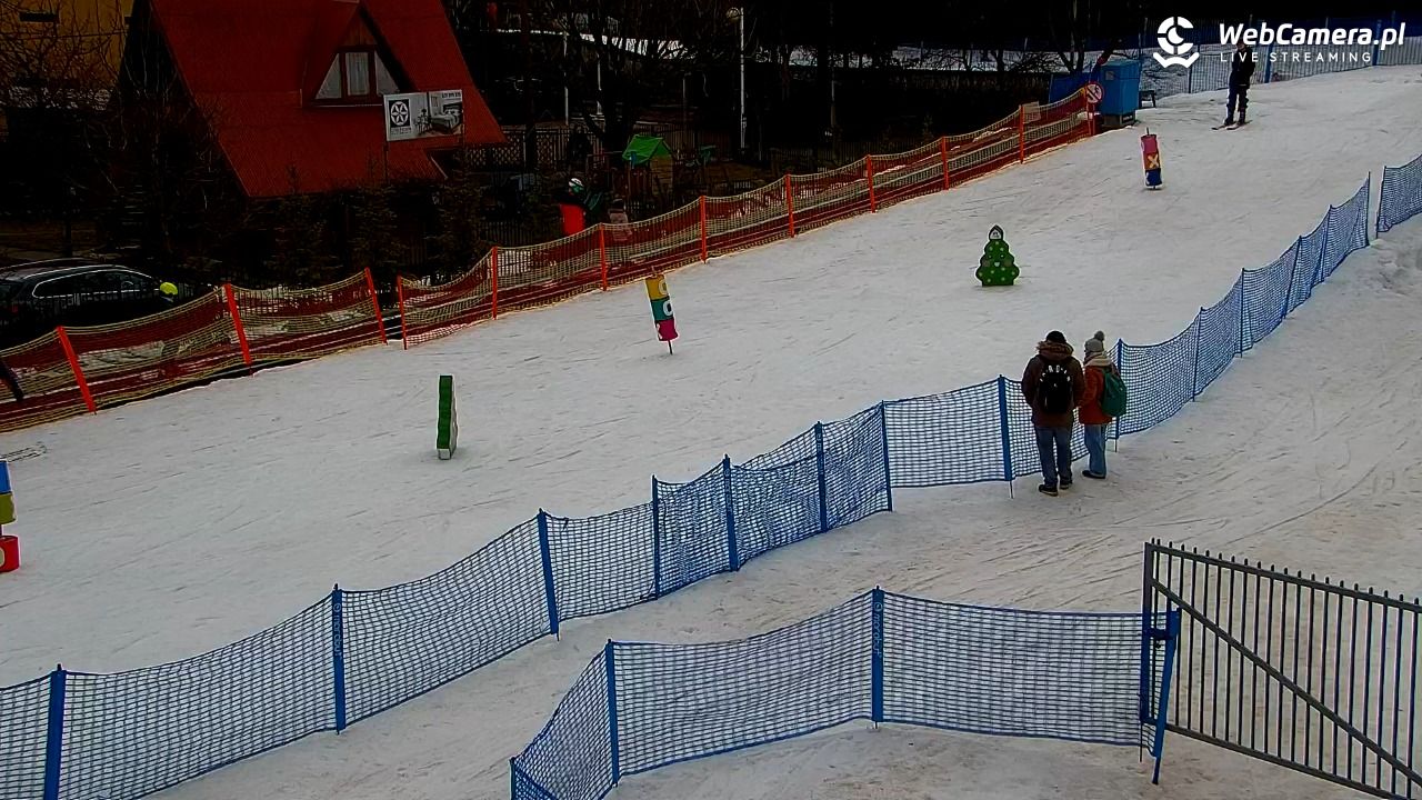 Szczawnica Palenica - widok na dolną stacje - 25 luty 2026, 13:27