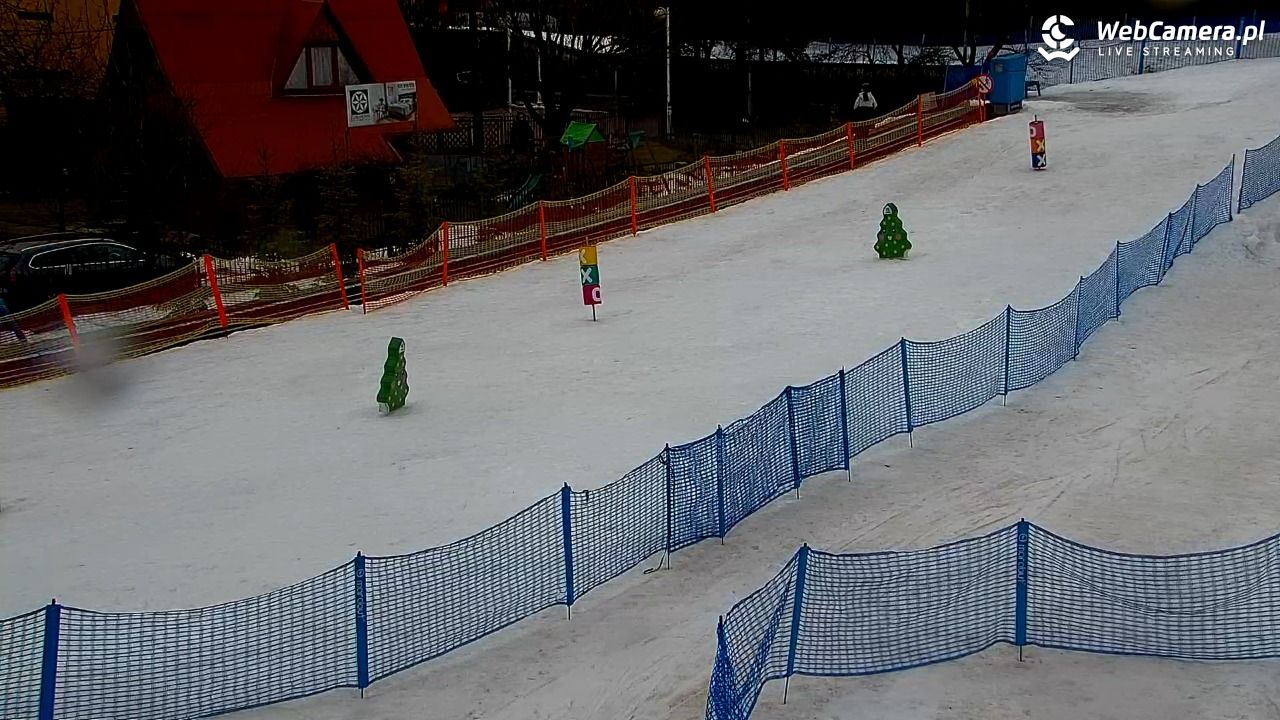 Szczawnica Palenica - widok na dolną stacje - 24 luty 2026, 10:33