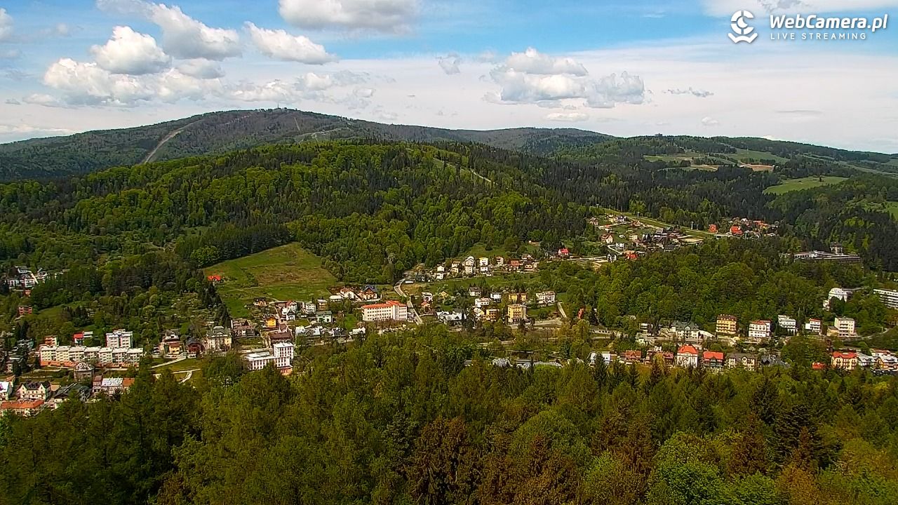 PKL Góra Parkowa - widok z wieży na Beskid Sądecki - 14 maj 2026, 11:02