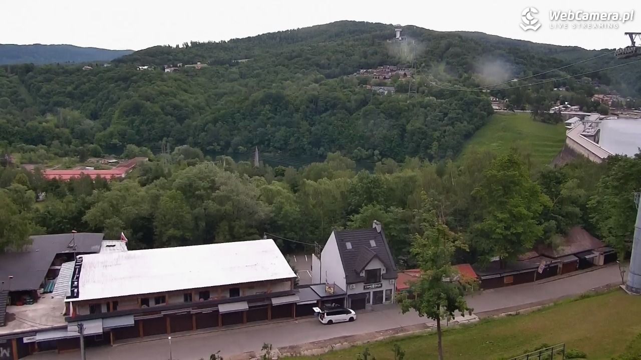 Solina Grupa PKL - widok z dolnej stacji Plasza - 15 czerwiec 2026, 07:55