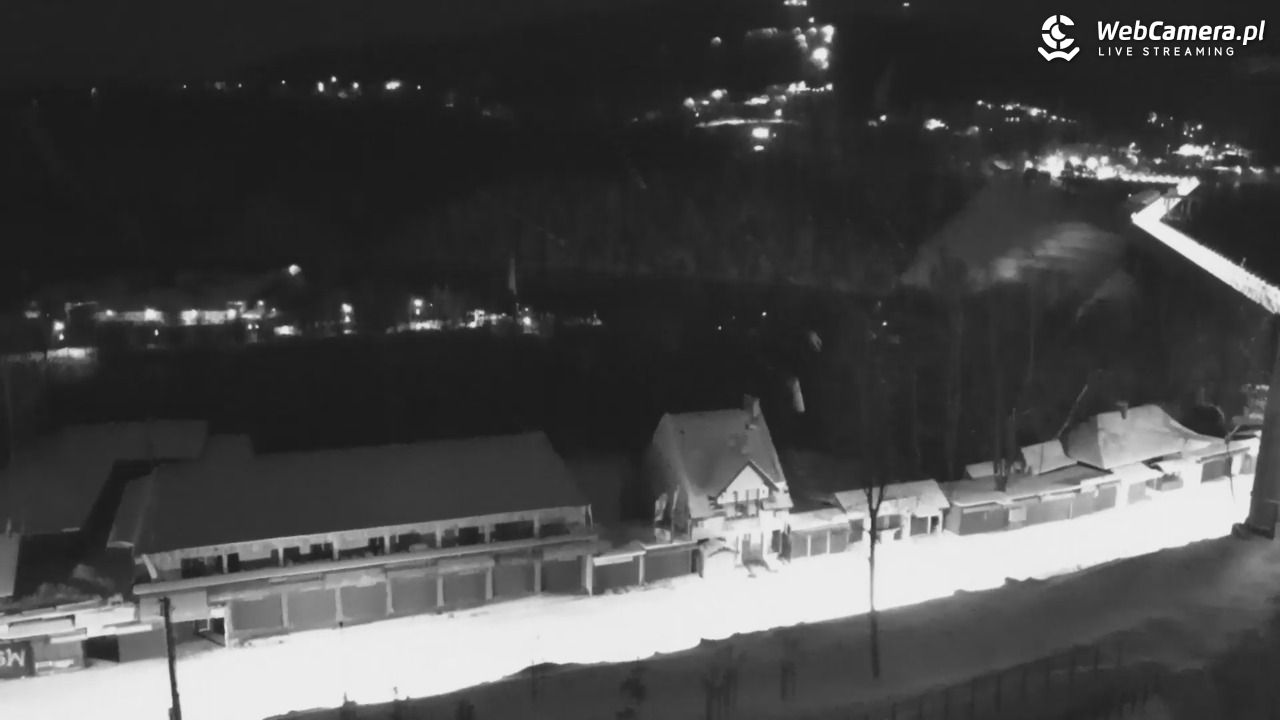 Solina Grupa PKL - widok z dolnej stacji Plasza NOWOŚĆ - 01 styczeń 2026, 01:49