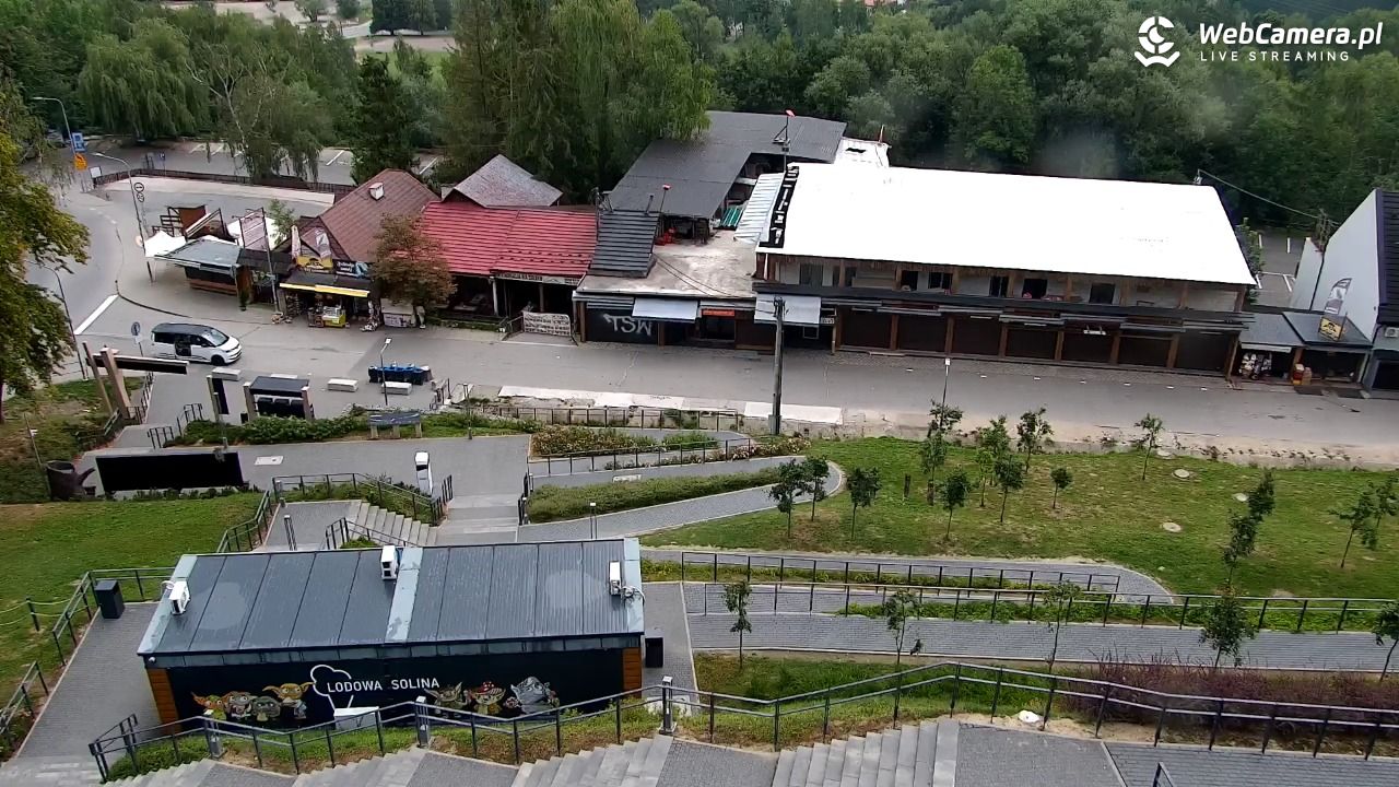 Solina Grupa PKL - widok z dolnej stacji Plasza - 03 sierpień 2026, 07:10