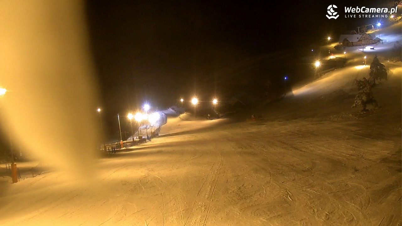 Widok na szczyt Palenicy z Szafranówki - 14 styczeń 2026, 19:10