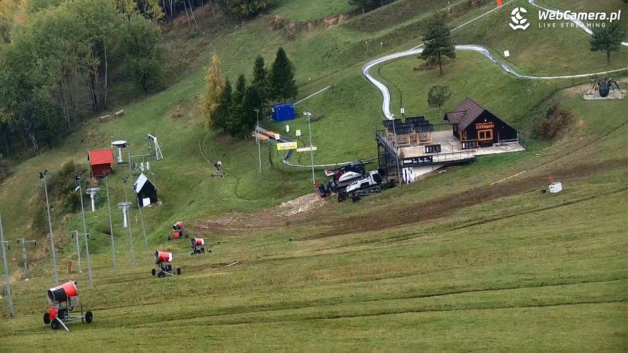 Widok na szczyt Palenicy z Szafranówki - 16 październik 2025, 09:20