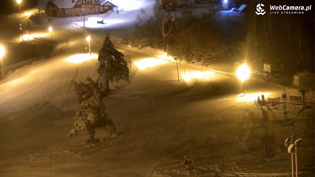 Widok na szczyt Palenicy z Szafranówki - 14 styczeń 2026, 19:02