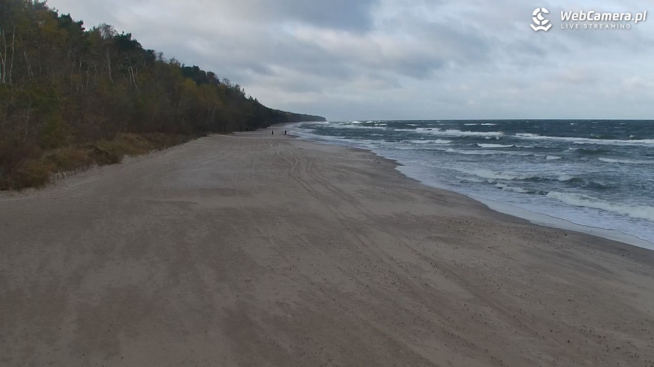 POBIEROWO - widok na plaże - 28 październik 2025, 08:52