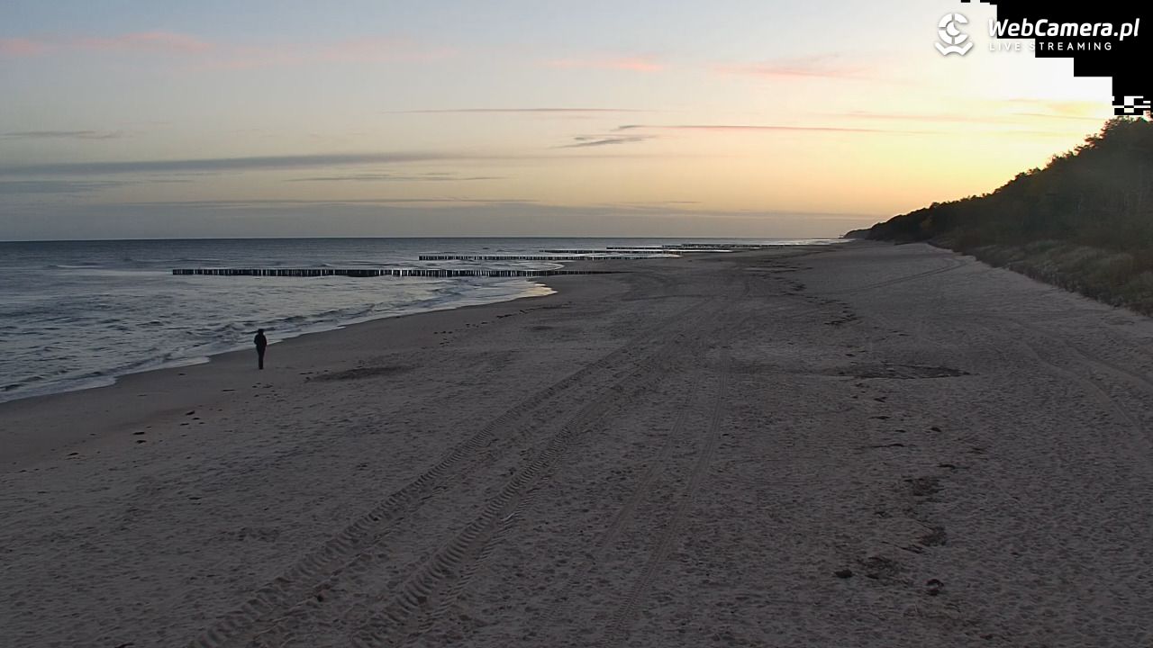 POBIEROWO - widok na plaże - 25 październik 2025, 07:38