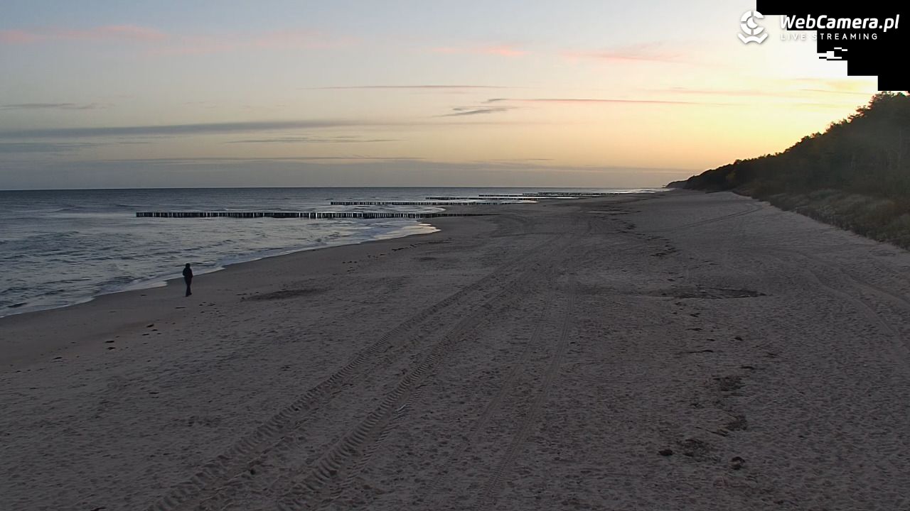 POBIEROWO - widok na plaże - 25 październik 2025, 07:38