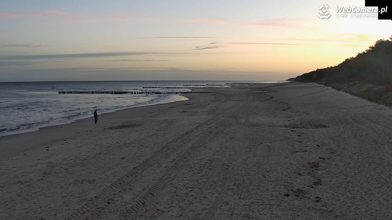 POBIEROWO - widok na plaże - 25 październik 2025, 07:38