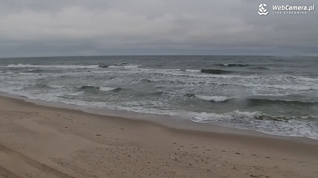 POBIEROWO - widok na plaże - 27 październik 2025, 08:15