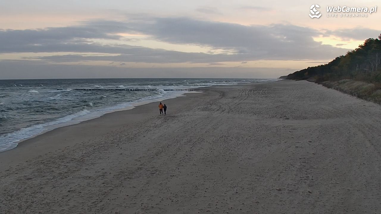 POBIEROWO - widok na plaże - 29 październik 2025, 06:58