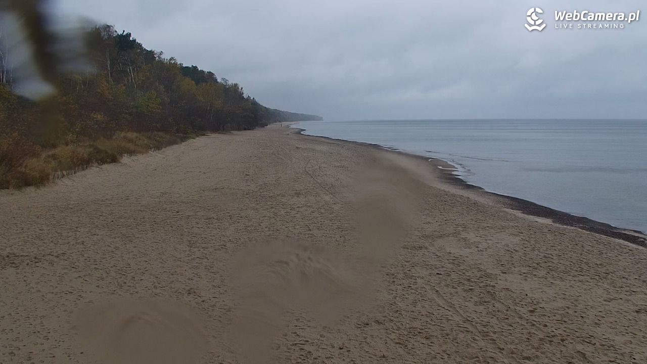 POBIEROWO - widok na plaże - 30 październik 2025, 09:39