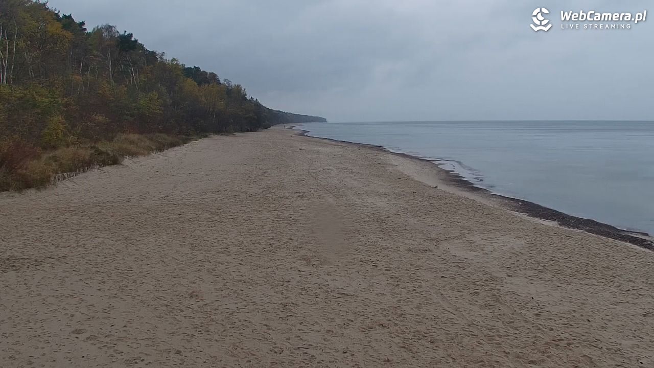 POBIEROWO - widok na plaże - 30 październik 2025, 08:11