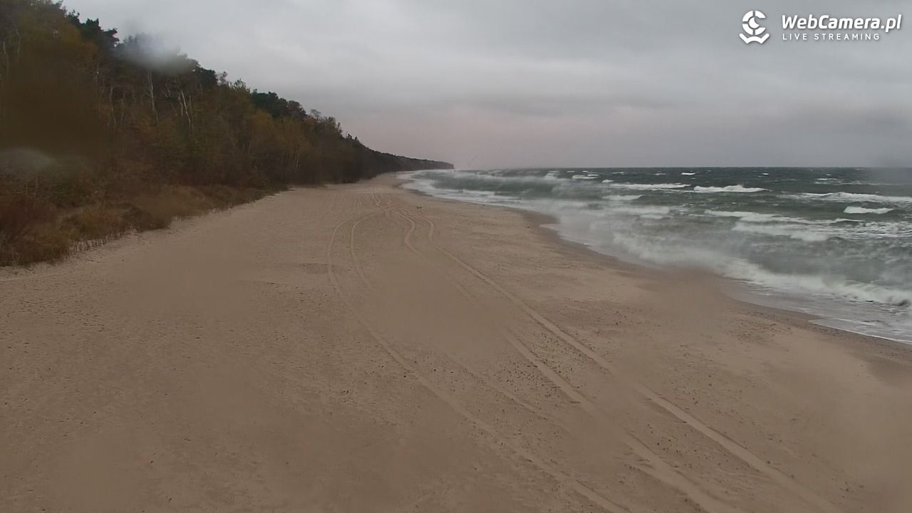 POBIEROWO - widok na plaże - 28 październik 2025, 06:56