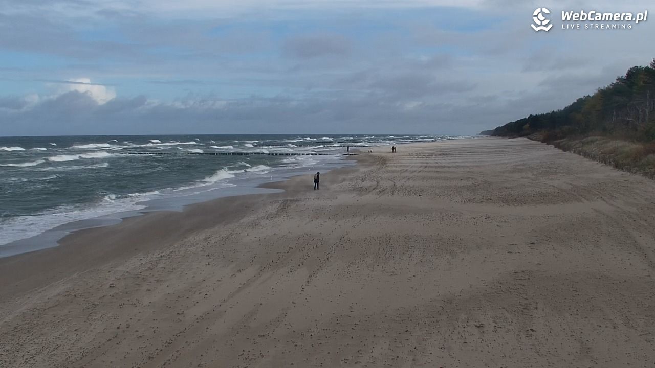 POBIEROWO - widok na plaże - 28 październik 2025, 10:10