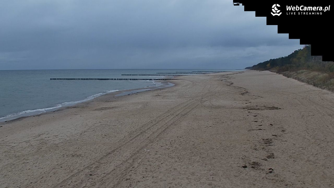 POBIEROWO - widok na plaże - 24 październik 2025, 08:04