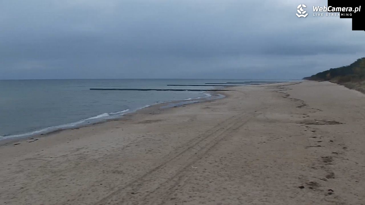 POBIEROWO - widok na plaże - 24 październik 2025, 08:05