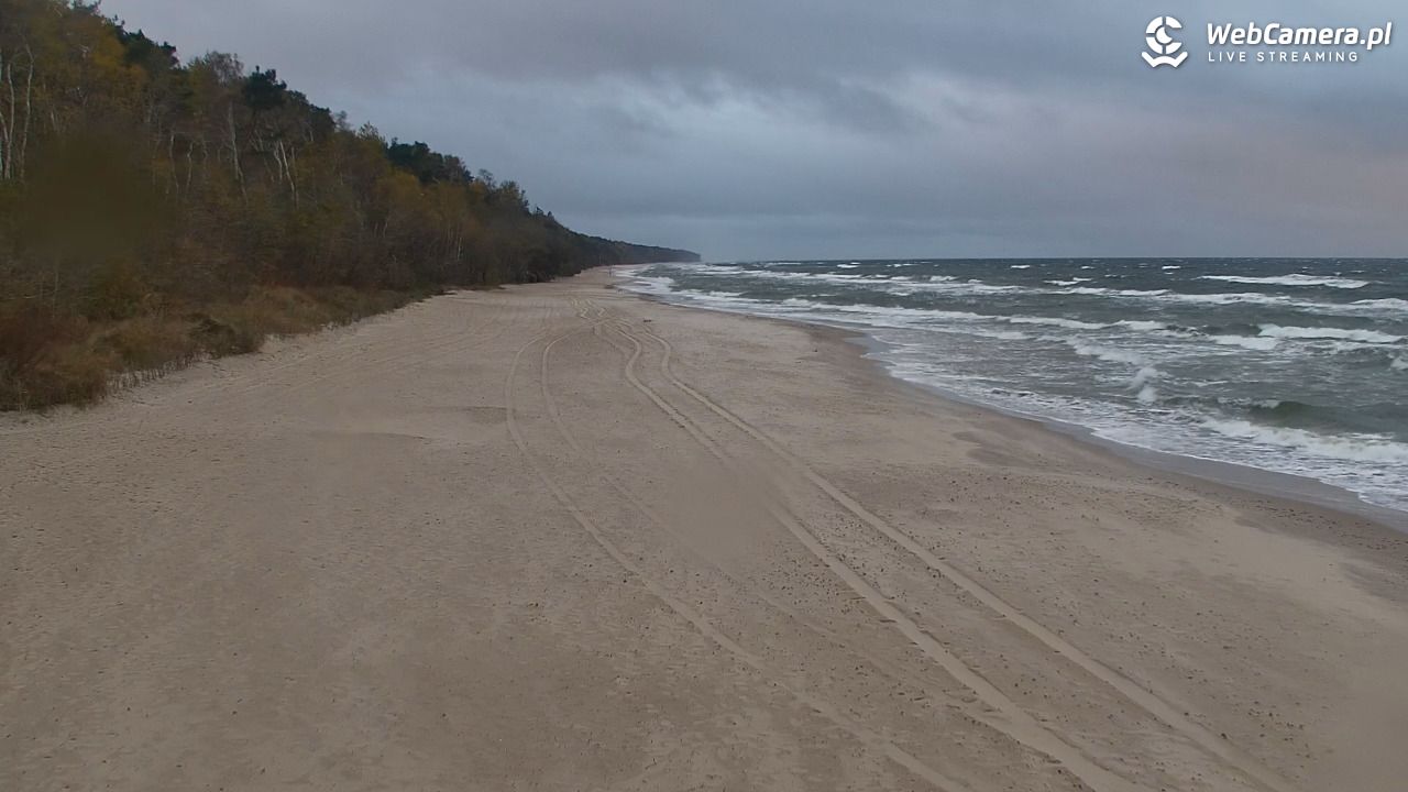 POBIEROWO - widok na plaże - 28 październik 2025, 07:03