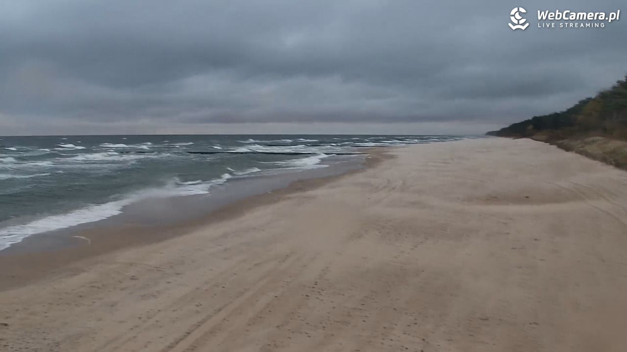 POBIEROWO - widok na plaże - 28 październik 2025, 07:02