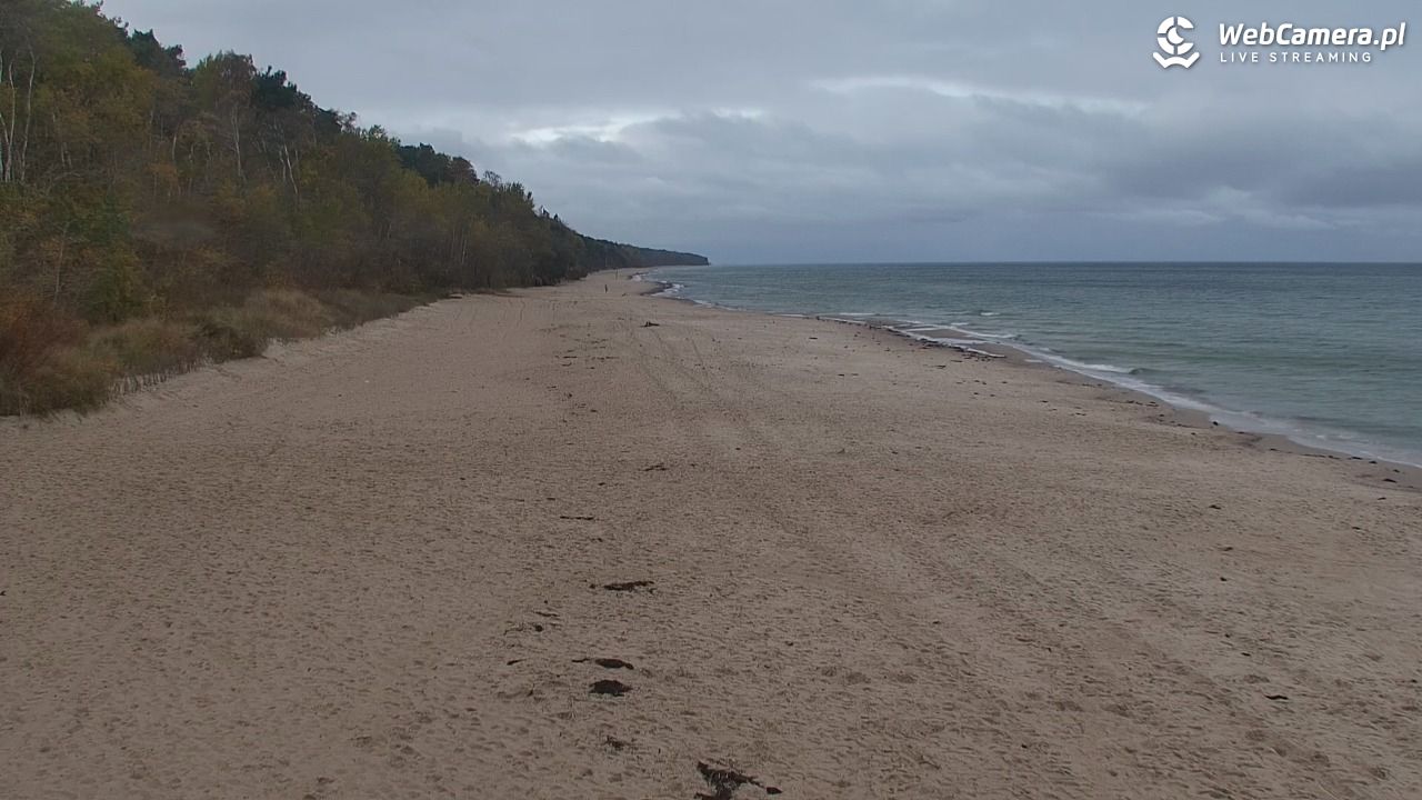 POBIEROWO - widok na plaże - 24 październik 2025, 08:26