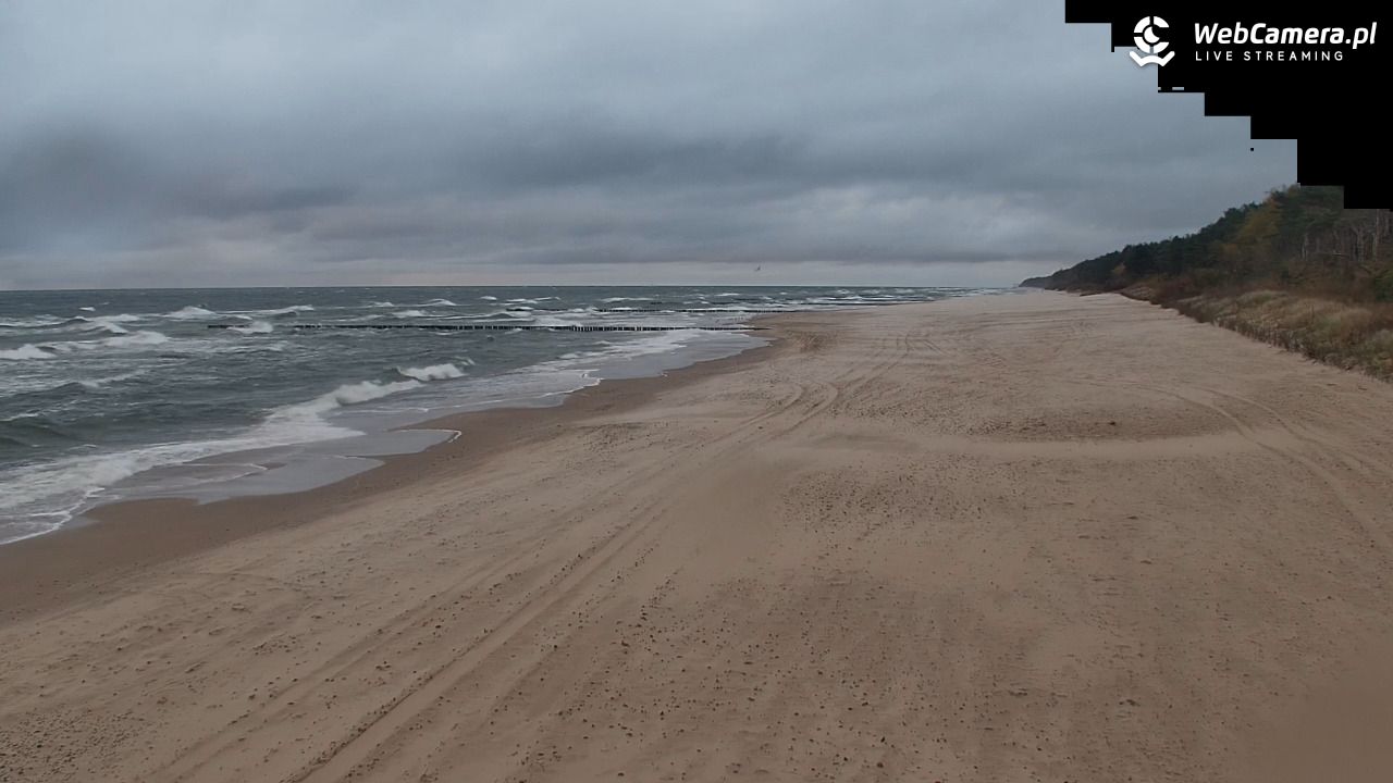 POBIEROWO - widok na plaże - 28 październik 2025, 07:04