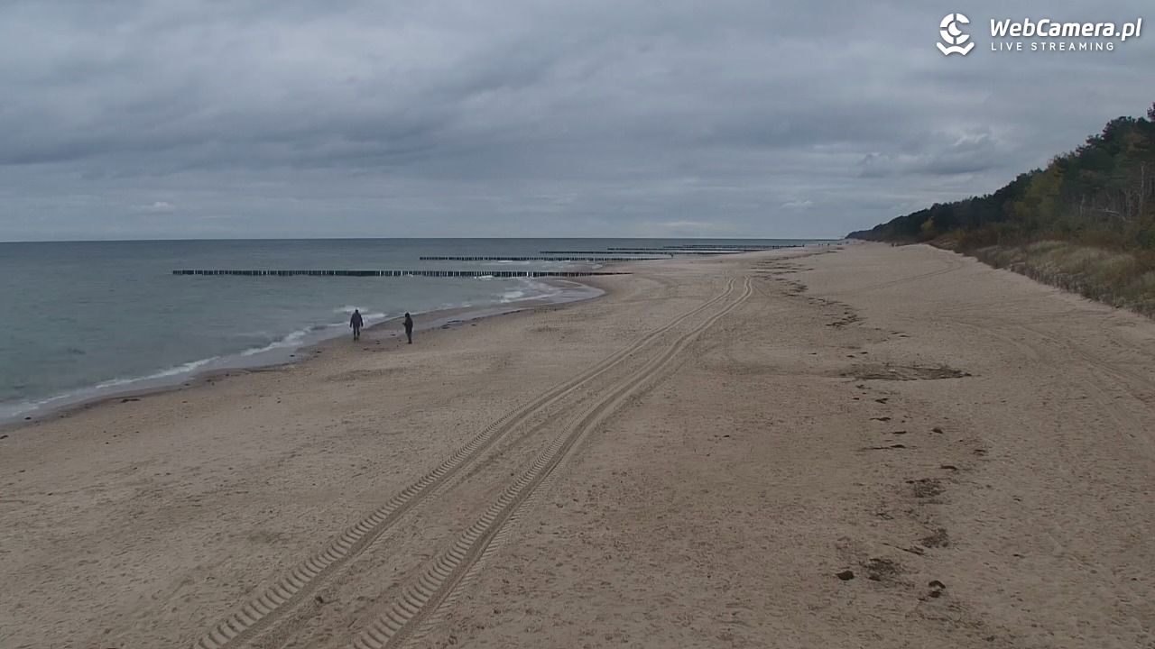 POBIEROWO - widok na plaże - 24 październik 2025, 11:20