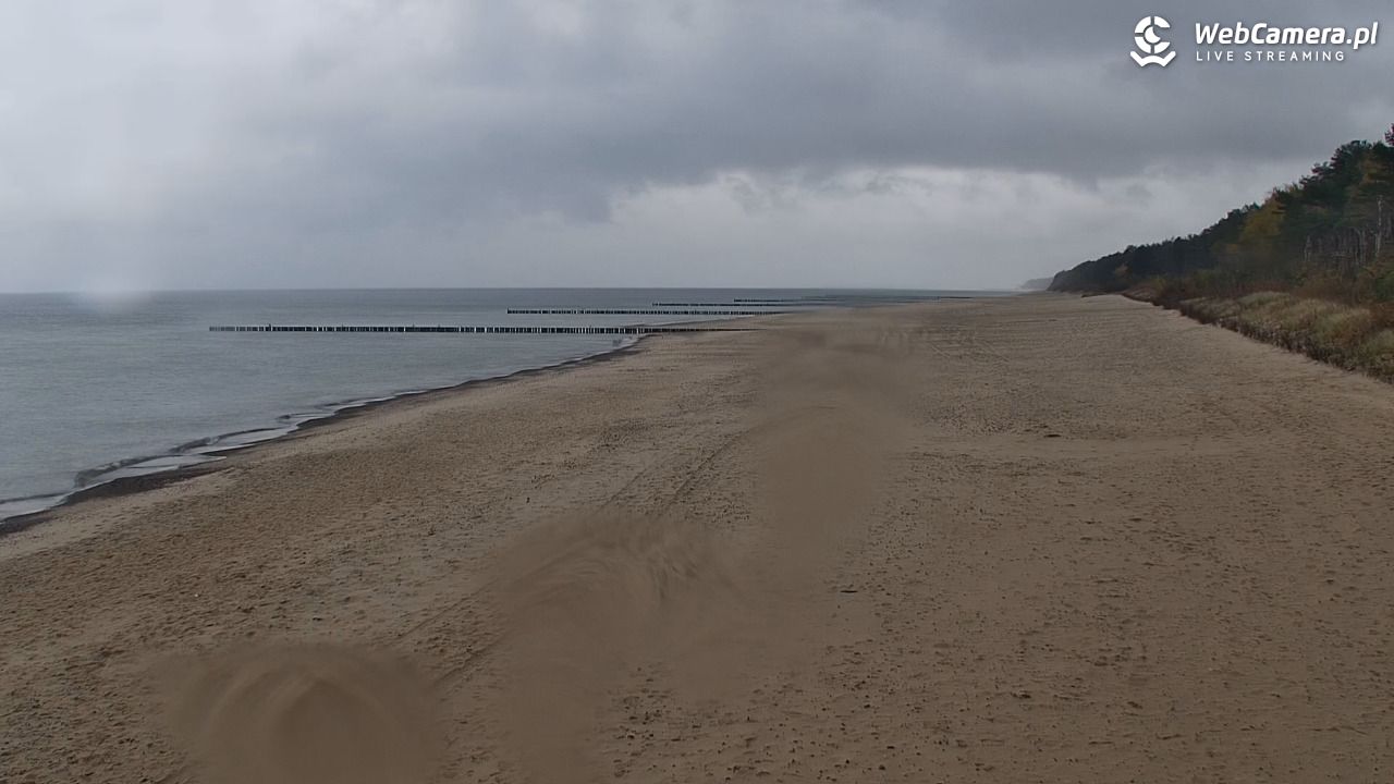 POBIEROWO - widok na plaże - 30 październik 2025, 09:38