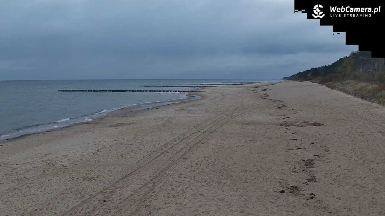 POBIEROWO - widok na plaże - 24 październik 2025, 08:04