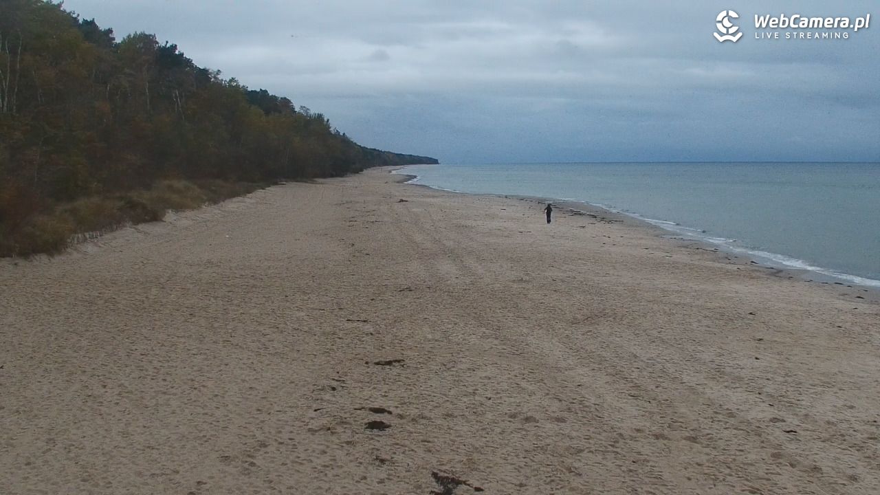 POBIEROWO - widok na plaże - 24 październik 2025, 07:33