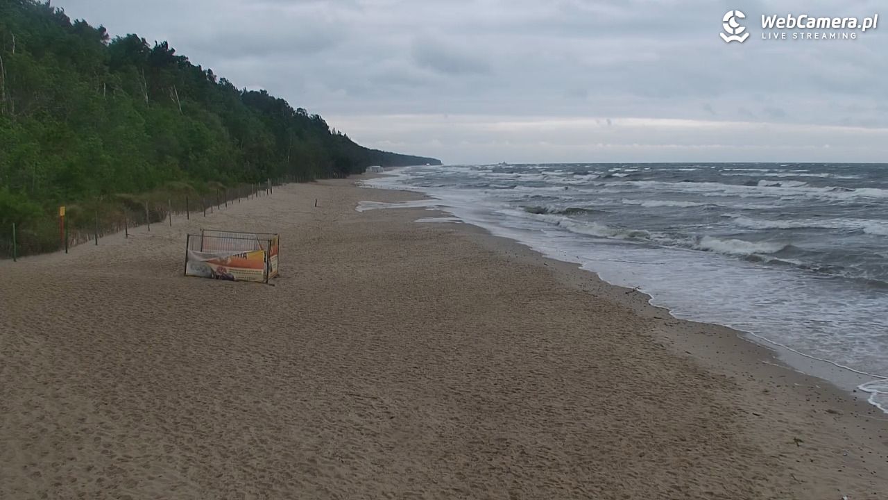 POBIEROWO - widok na plaże - 11 czerwiec 2025, 06:24