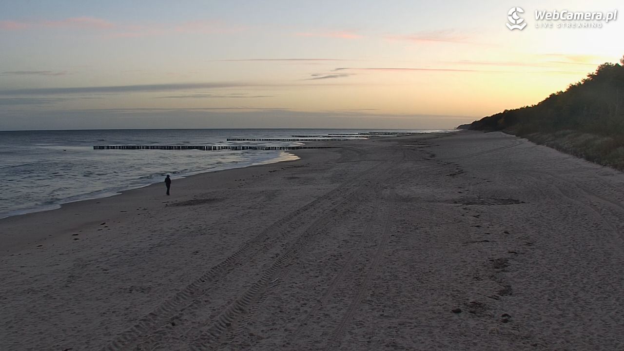 POBIEROWO - widok na plaże - 25 październik 2025, 07:38