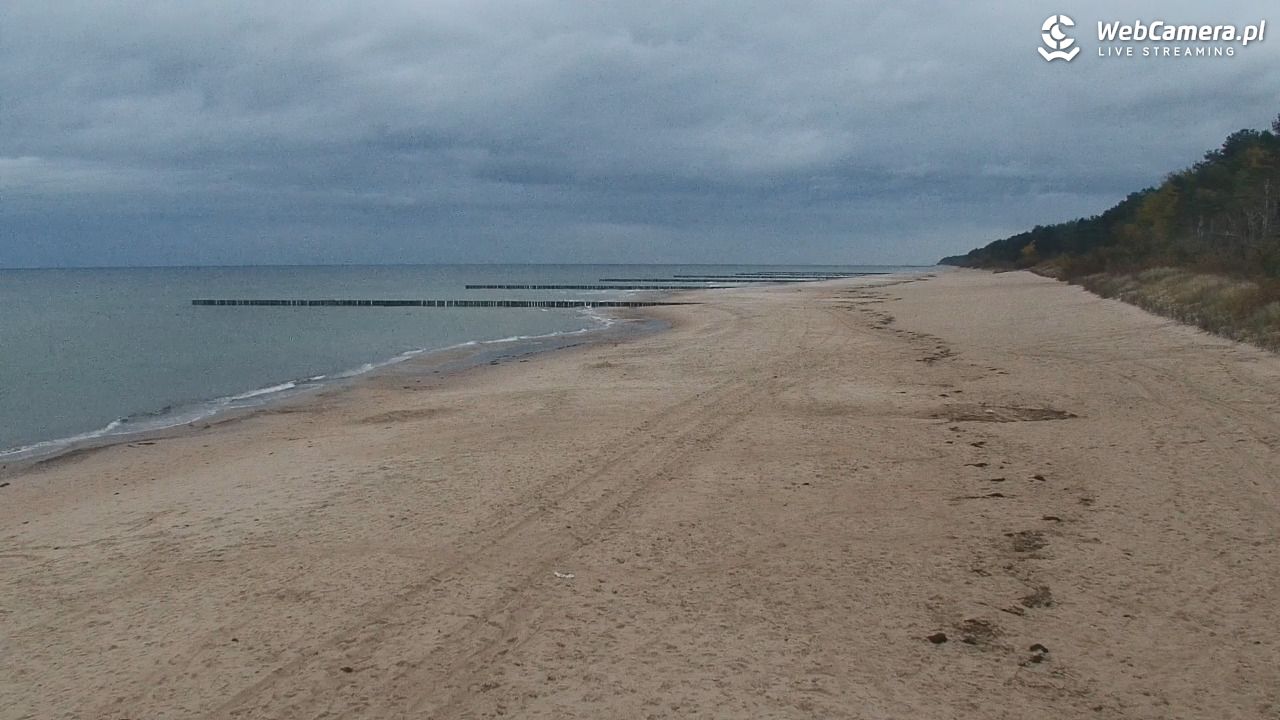POBIEROWO - widok na plaże - 24 październik 2025, 07:34
