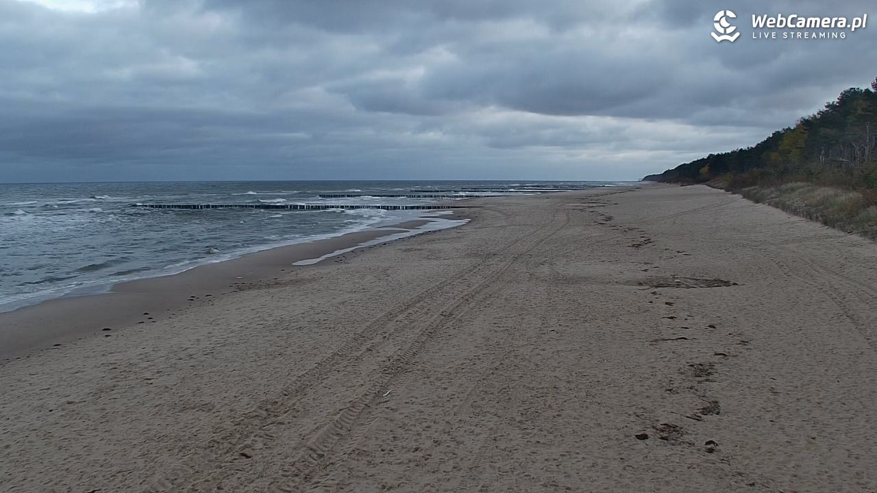 POBIEROWO - widok na plaże - 26 październik 2025, 06:59