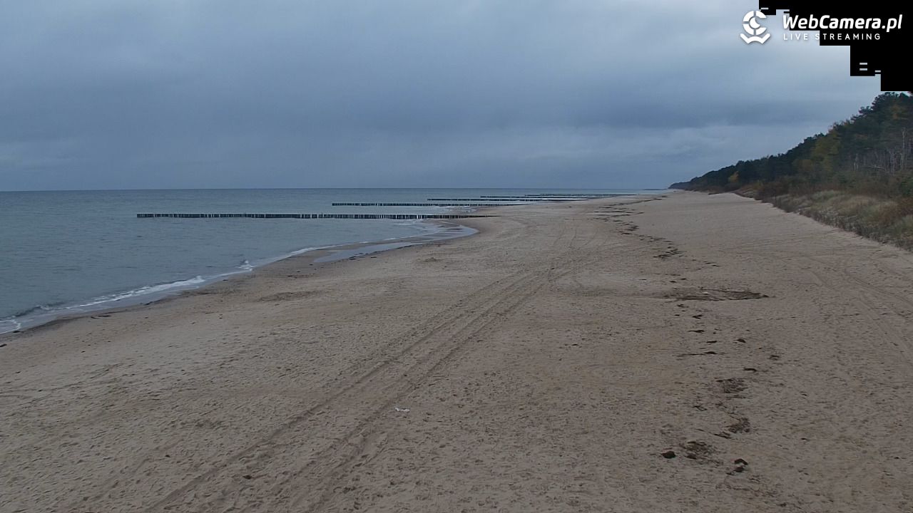 POBIEROWO - widok na plaże - 24 październik 2025, 08:04
