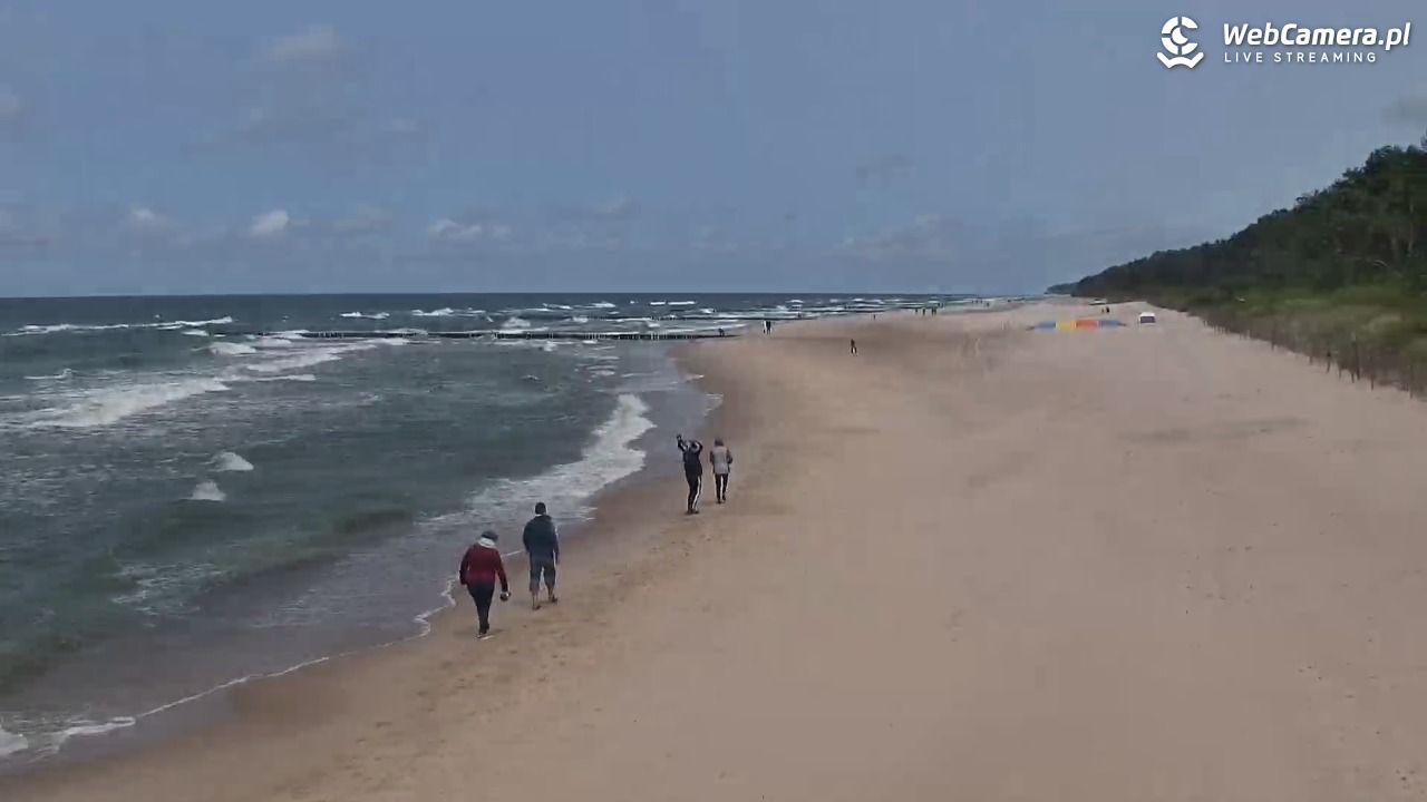 POBIEROWO - widok na plaże - 09 czerwiec 2025, 14:10