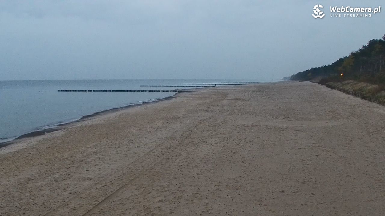 POBIEROWO - widok na plaże - 30 październik 2025, 06:53