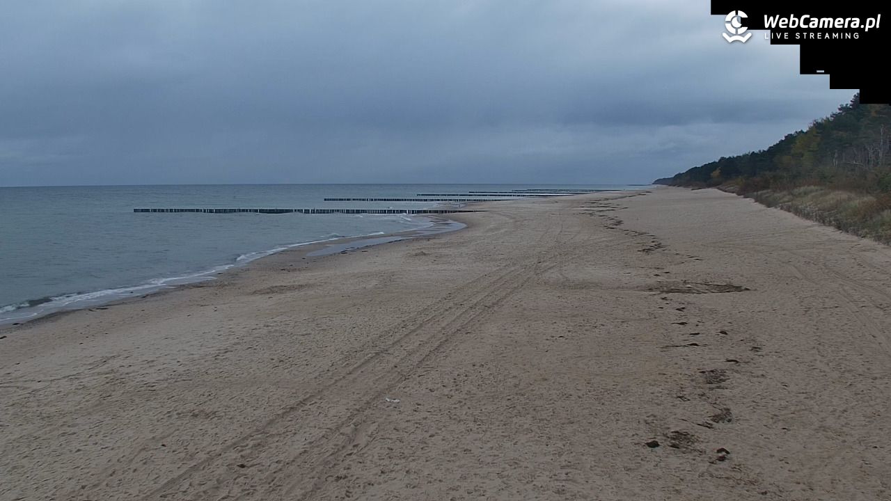 POBIEROWO - widok na plaże - 24 październik 2025, 08:05