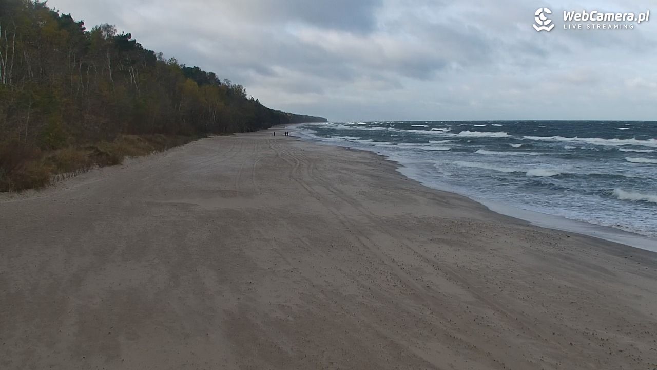 POBIEROWO - widok na plaże - 28 październik 2025, 08:52