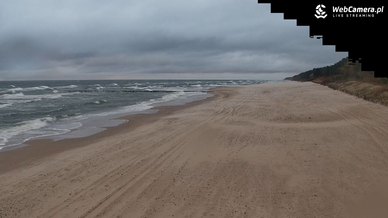 POBIEROWO - widok na plaże - 28 październik 2025, 07:04