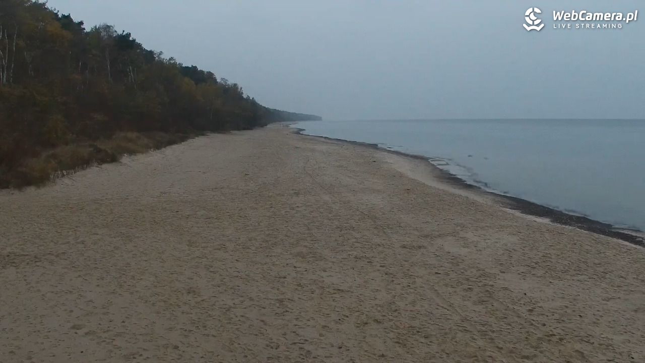 POBIEROWO - widok na plaże - 30 październik 2025, 06:53
