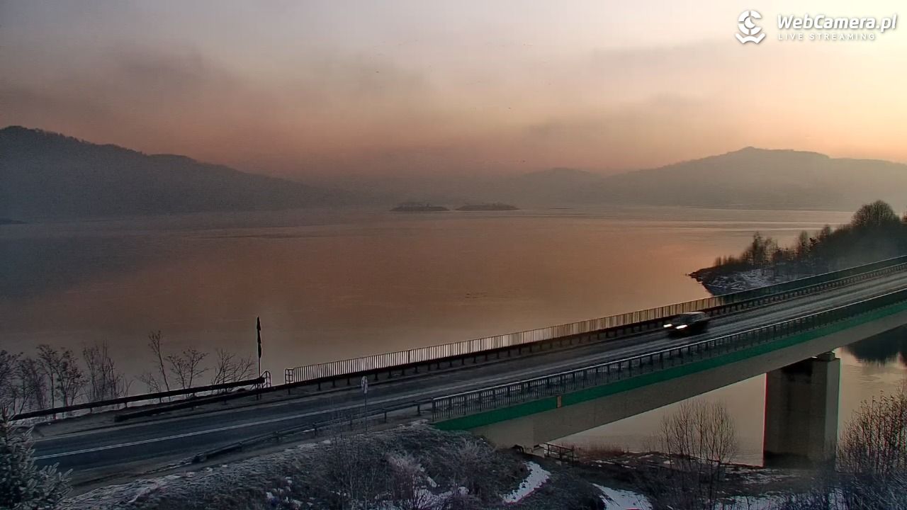 Jezioro Mucharskie - Zapora w Świnnej Porębie - 18 styczeń 2026, 07:19