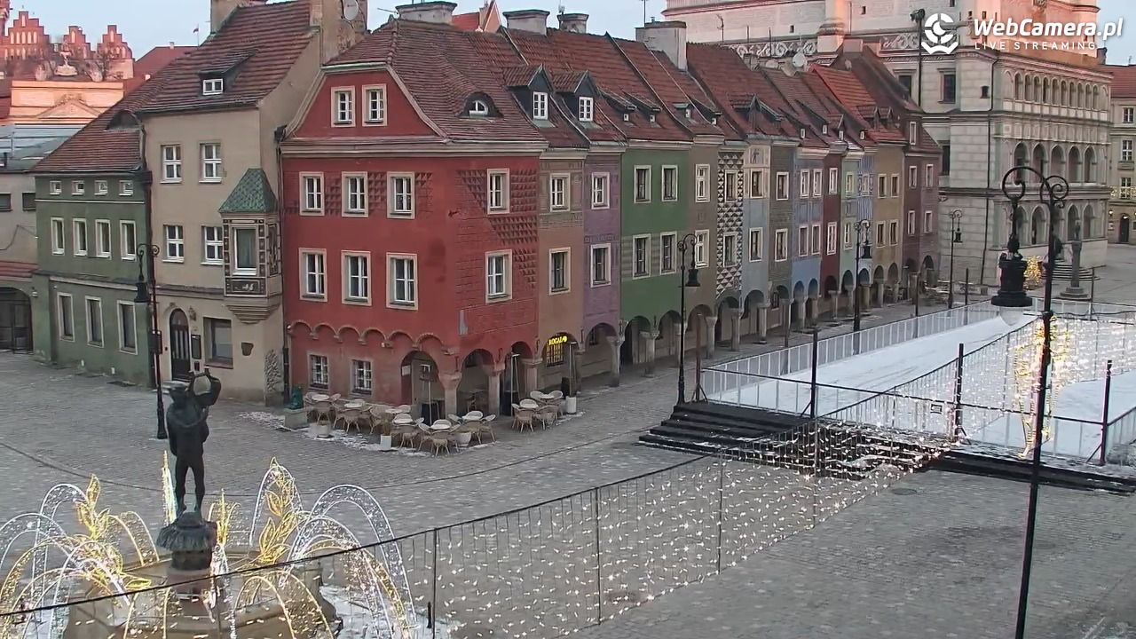 POZNAŃ - Stary Rynek - 31 styczeń 2026, 07:55