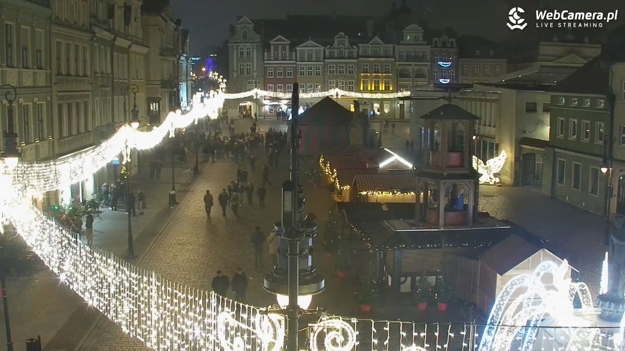 POZNAŃ - Stary Rynek - 21 grudzień 2025, 00:16