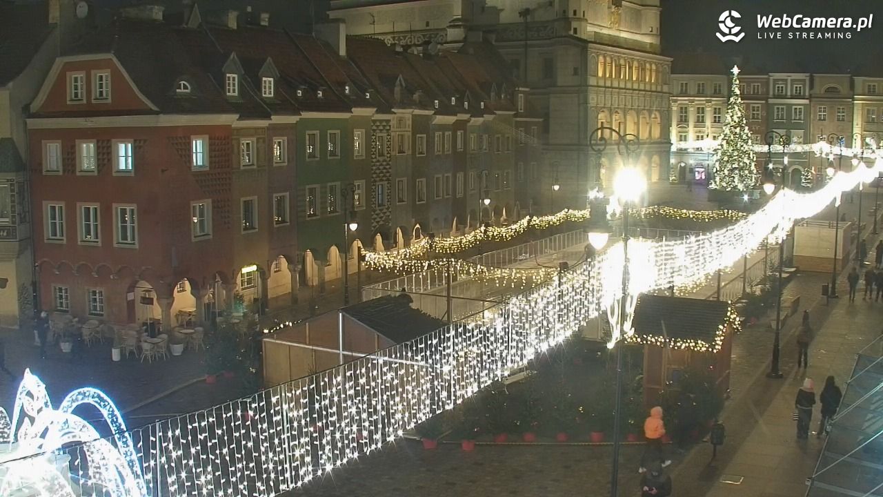 POZNAŃ - Stary Rynek - 21 grudzień 2025, 21:43