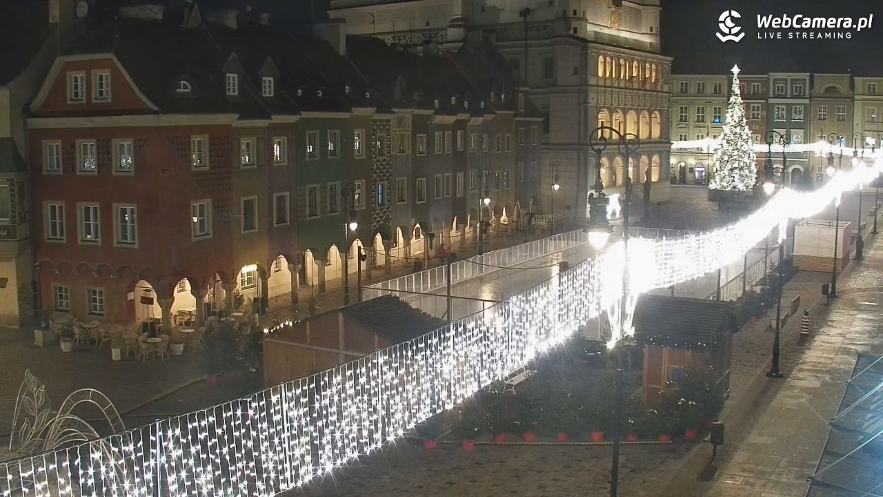 POZNAŃ - Stary Rynek - 24 grudzień 2025, 00:55