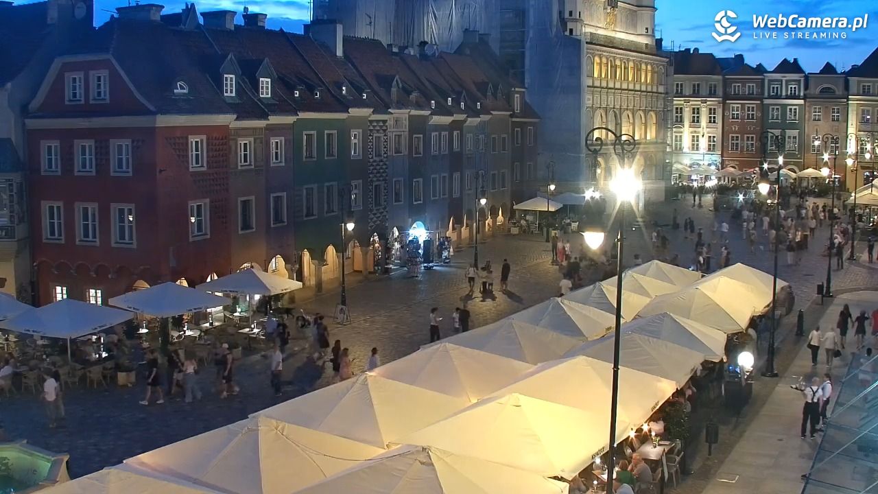 POZNAŃ - Stary Rynek - 25 lipiec 2026, 21:34