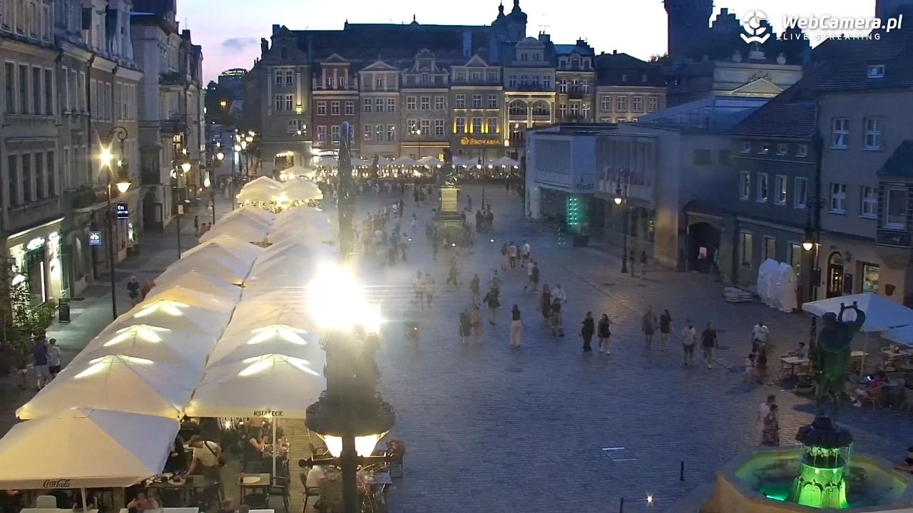 POZNAŃ - Stary Rynek - 15 sierpień 2026, 20:43