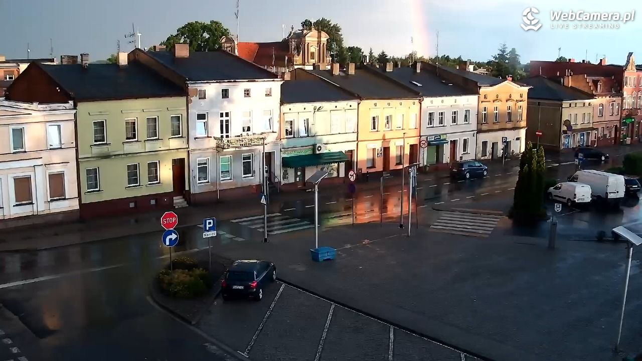 RAKONIEWICE - widok na Plac Powstańców Wielkopolskich - 19 czerwiec 2026, 20:43