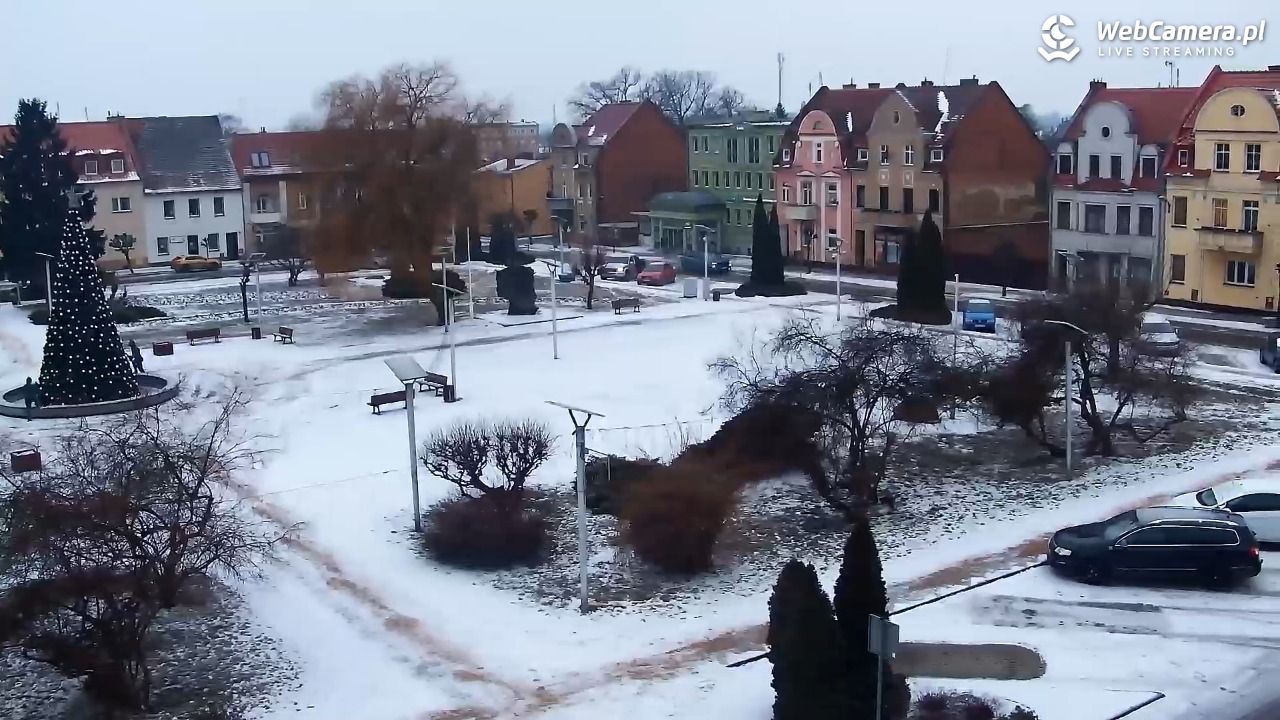 RAKONIEWICE - widok na Plac Powstańców Wielkopolskich - 09 luty 2026, 07:52