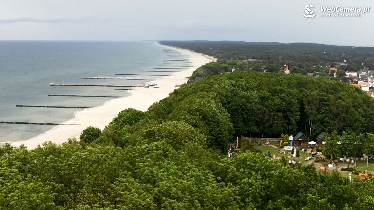 NIECHORZE - panoramiczny widok na plażę - 08 czerwiec 2025, 14:32